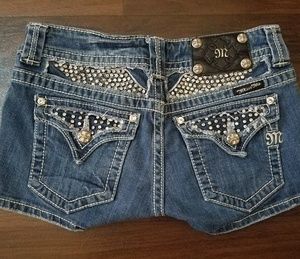 Miss Me jeans Bling Shorts size 26